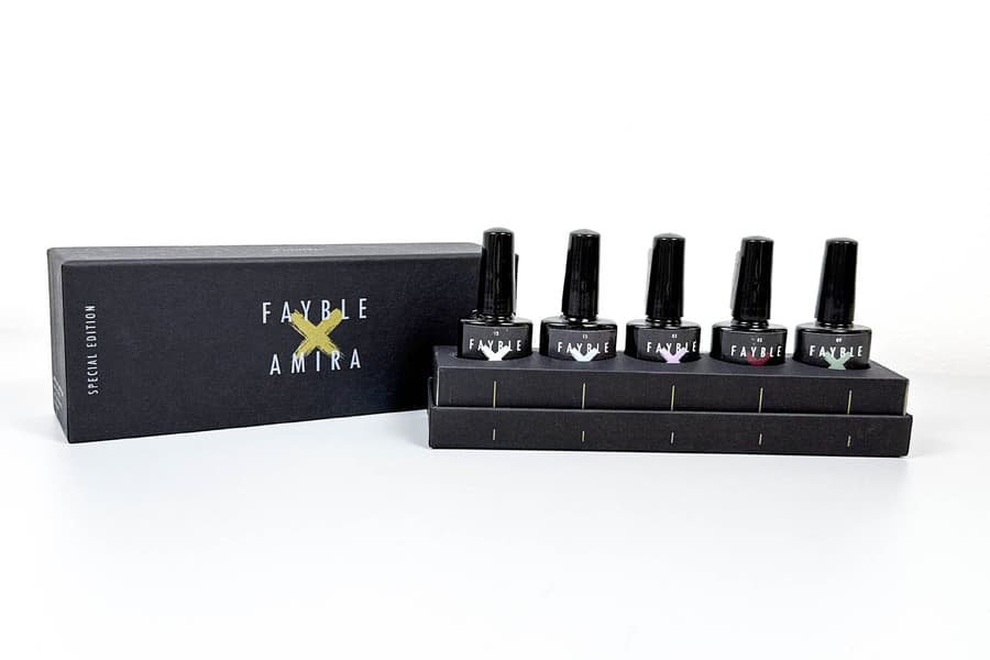 Packung UV-Nagellacke Fayble
